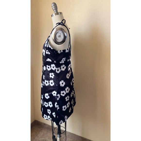 Love + Harmony Women's Dress Size L Mini Black White Daisy Shoulder Ties - Picture 3 of 7